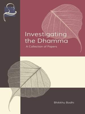 cover image of Investigating the Dhamma